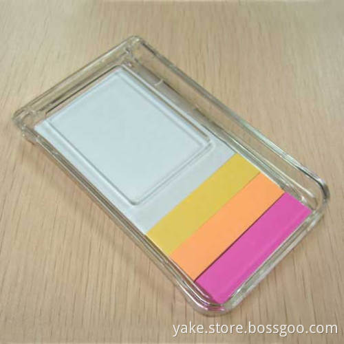 Eco sticky note memo box with pen